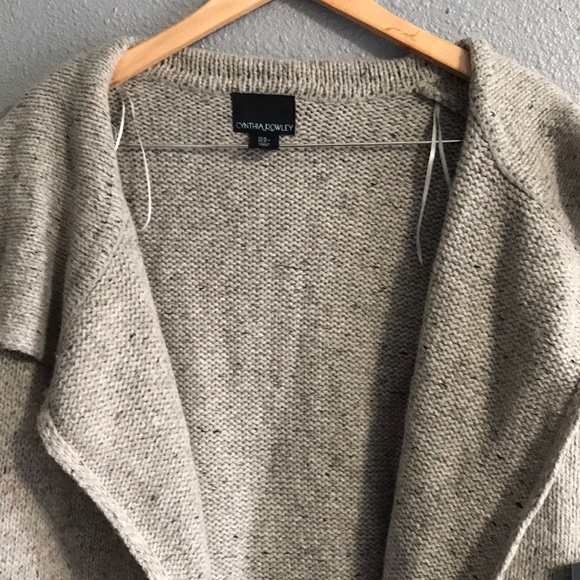 Cynthia Rowley Women Grey Cardigan - Picture 4 of 11